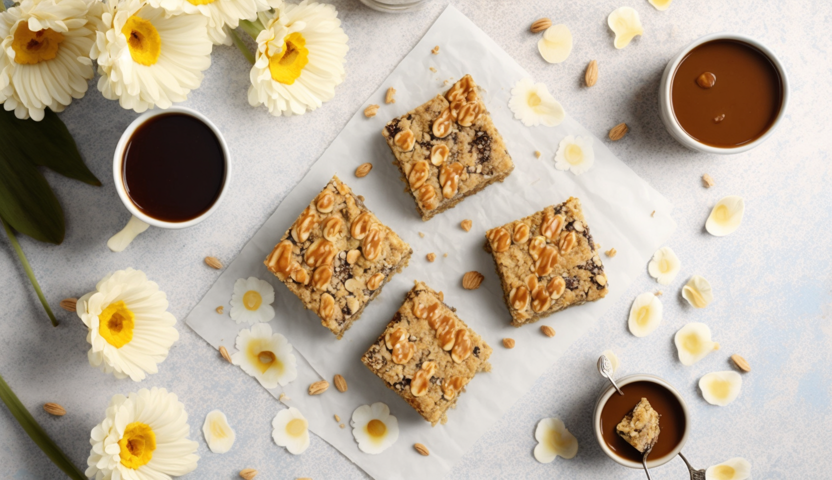 Gesunder Snack: Erdnussbutter-Bananen-Haferflocken-Riegel